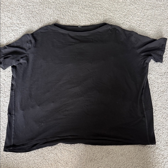 lululemon athletica Tops - lululemon athletica Black Back in Action Top